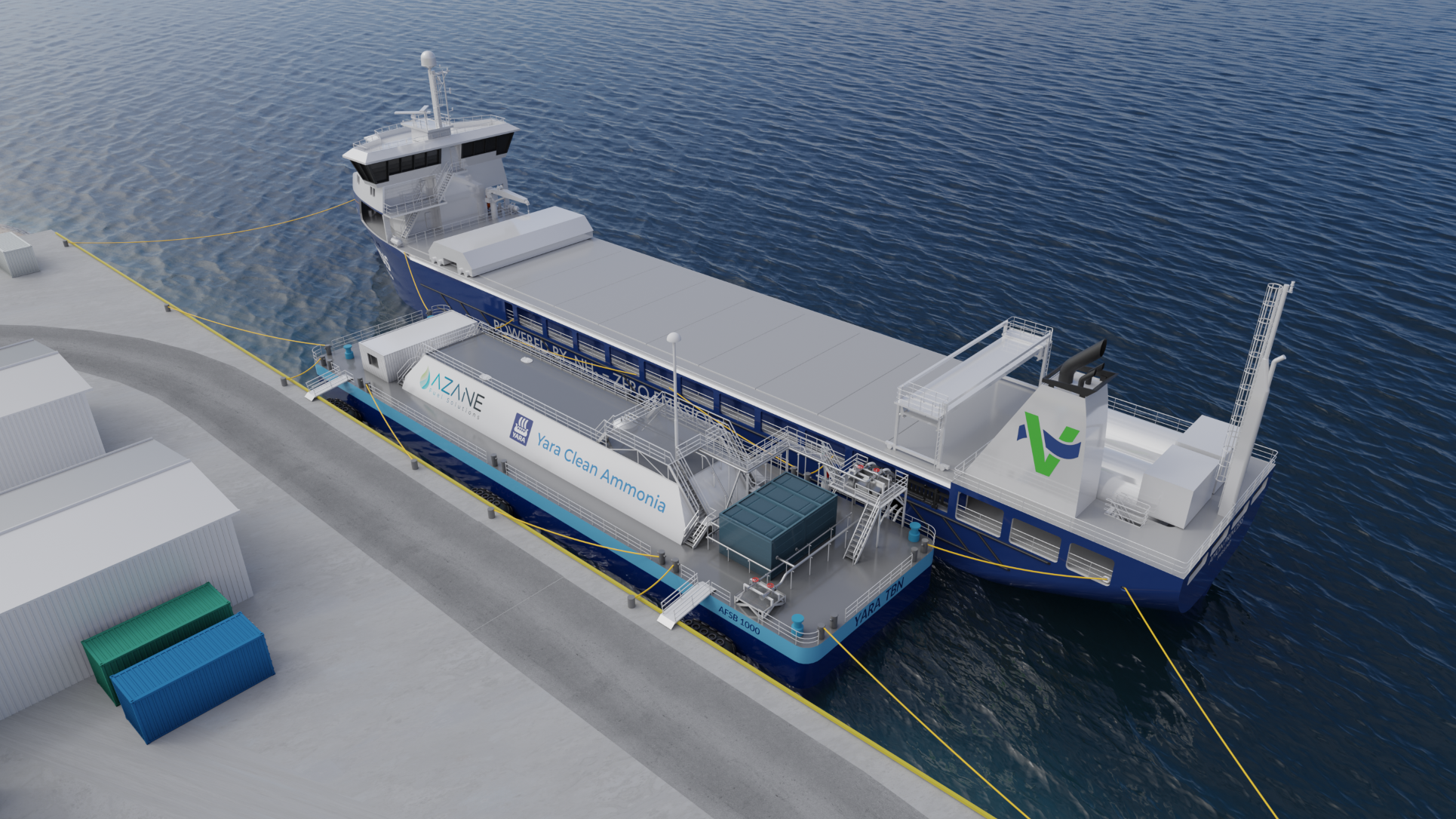 Yara International Pre-Orders 15 Ammonia Bunkering Barges from AZANE Fuel Solutions to Launch World's First Carbon-Free Bunkering Network 